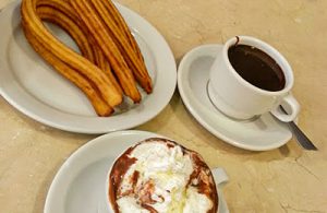 Churros and other dessert.