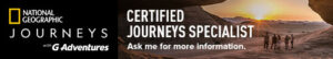 National Geographic Certified Journeys Specialist Badge